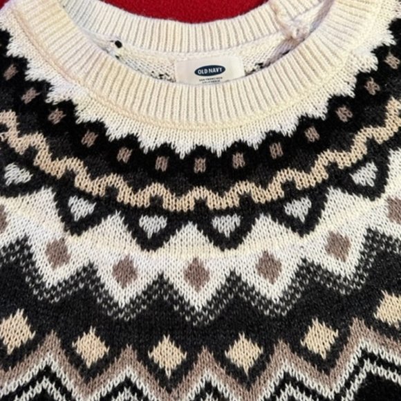 Cozy Fair Isle Pullover Sweater - Size S - Picture 6 of 12